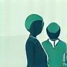 Personal Finance Coaching Icon - Mentor and Mentee