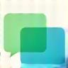 Transparent Communication Icon - Speech Bubbles
